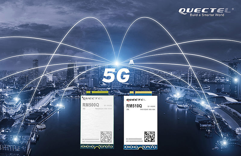 The first 5G modules RM500Q from Quectel