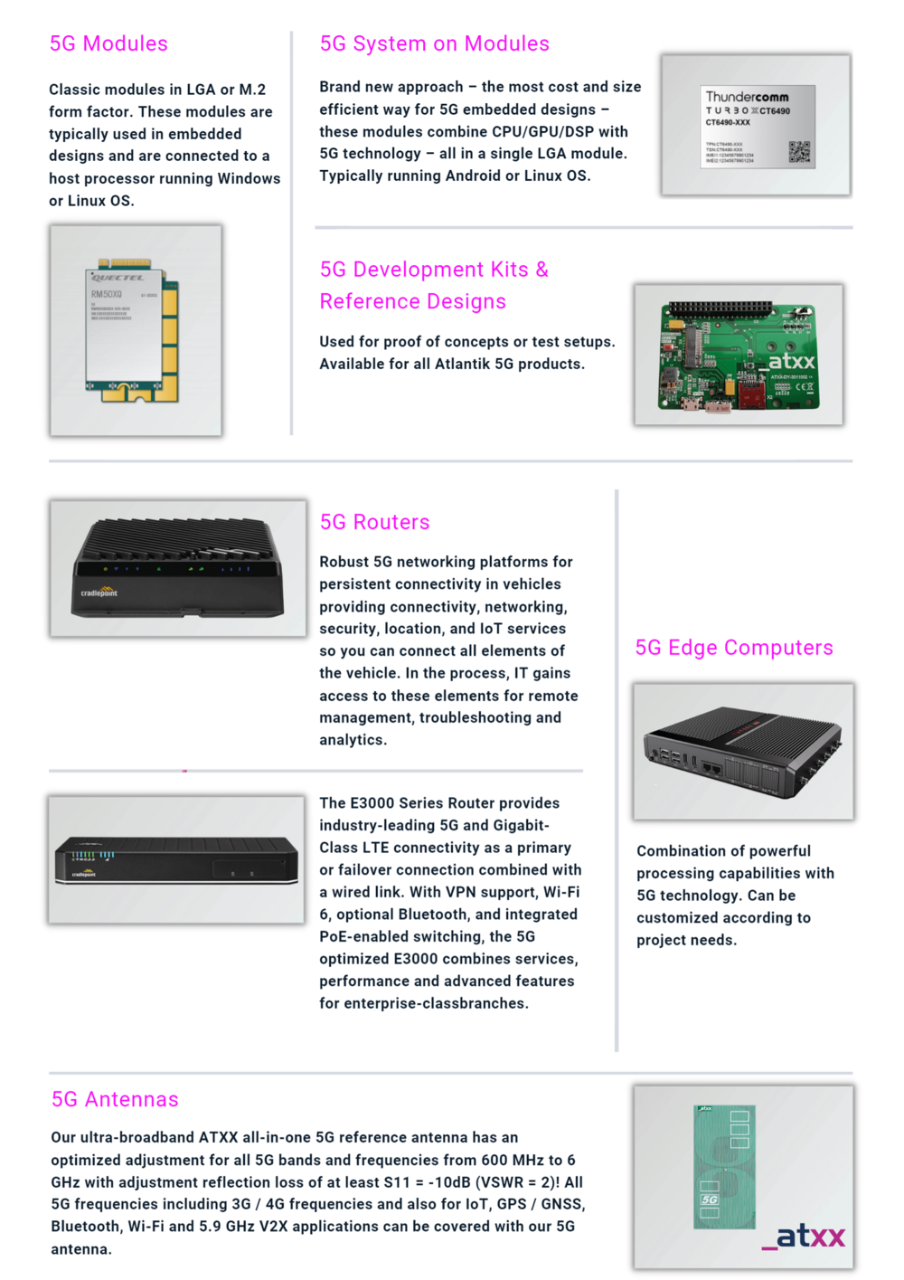 5G integration options